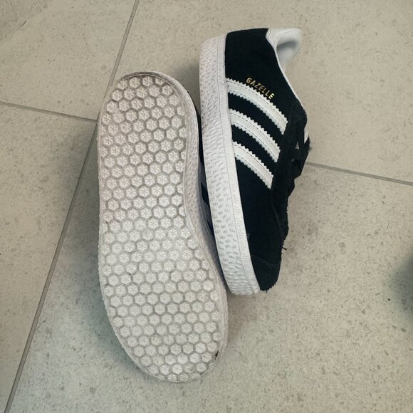 Kids Adidas Gazelle Sneaker - Black - 10C - Picture 3 of 4